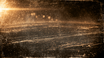 Abstract Grunge Background with Warm Golden Flare