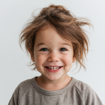 Adorable Toddler with Innocent Smile