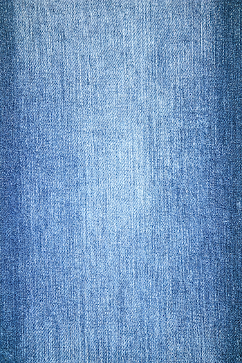Close-Up of Blue Denim Fabric Texture