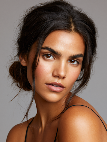 Contemporary Fashion Portrait of a Young Woman
