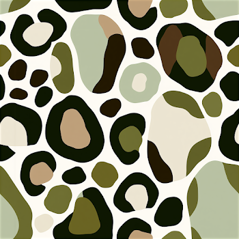 Contemporary Safari Animal Print Pattern
