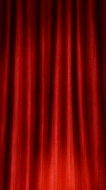 Deep Red Velvet Theater Curtain