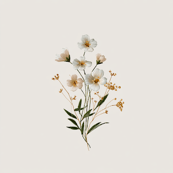 Delicate Floral Embroidery Design