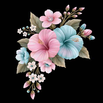 Delicate Watercolor Floral Arrangement