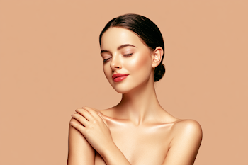 Elegant Beauty Portrait of Young Woman