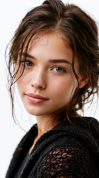 Elegant Female Fashion Model Portrait
