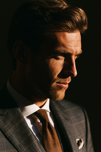 Elegant Gentleman in Stylish Suit