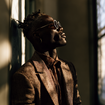 Elegant Side Profile Portrait in Natural Light