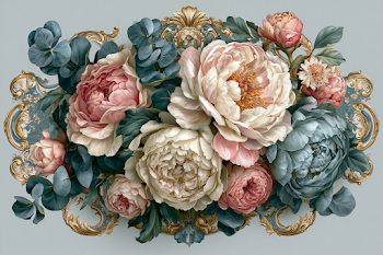 Elegant Watercolor Floral Arrangement