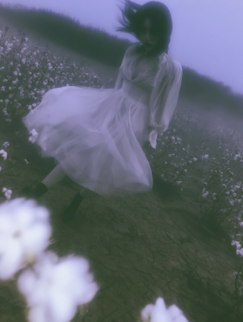 Ethereal Dance in a Cotton Field