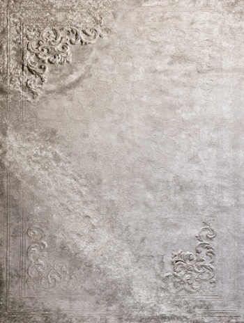 Ethereal Luxury: Erased Persian Medallion Rug