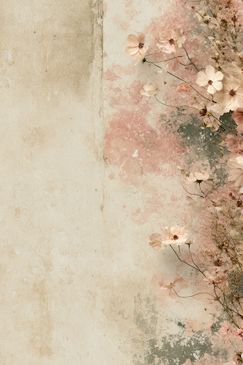 Ethereal Vintage Floral Wallpaper Design