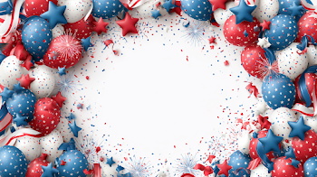 Festive Fourth of July Celebration Banner