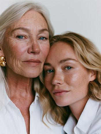 Generational Beauty: A Mother and Daughter Portrait