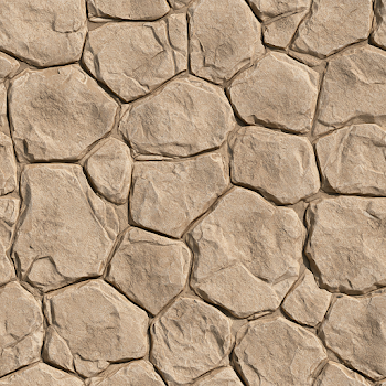 Isometric Stamped Concrete Deck Texture