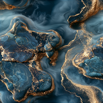 Luxury Indigo Blue Marble Abstract Texture