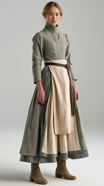 Medieval European Bakery Costume Fitting
