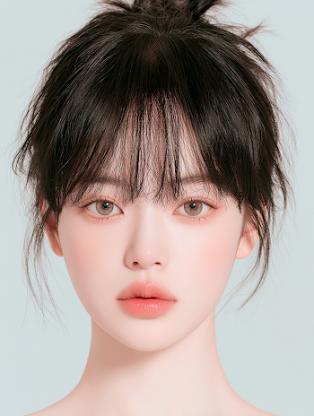 Modern Portrait of a Young Woman