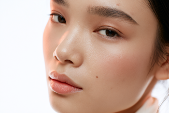 Radiant Beauty Portrait of Young Asian Woman