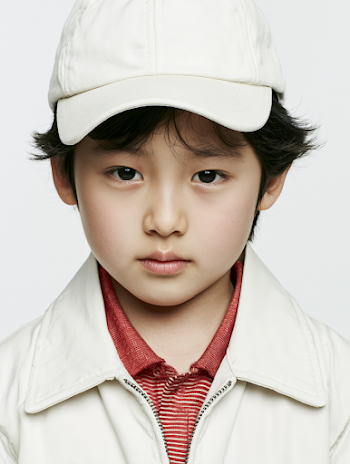 Stylish East Asian Boy in Fashion Portrait