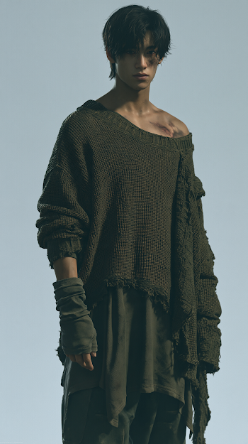 Stylish Young Asian Male in Casual Fashion