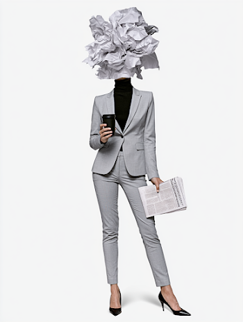 Surreal Businesswoman Conceptual Photography