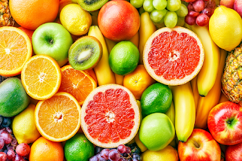 Vibrant Assortment of Fresh Tropical and Citrus Fruits