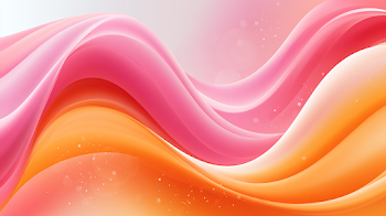 Vibrant Pink and Orange Abstract Wave Background