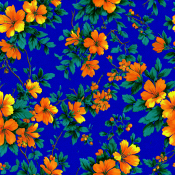 Vibrant Tropical Floral Pattern
