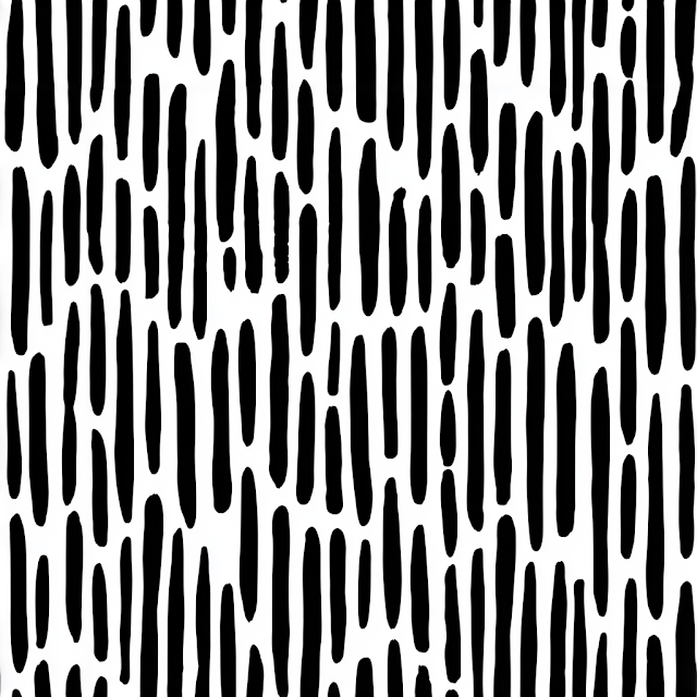 Abstract Black and White Vertical Dash Pattern