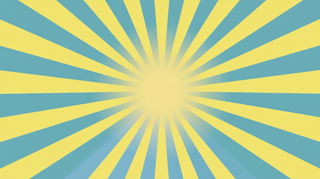 Abstract Retro Sunburst Background