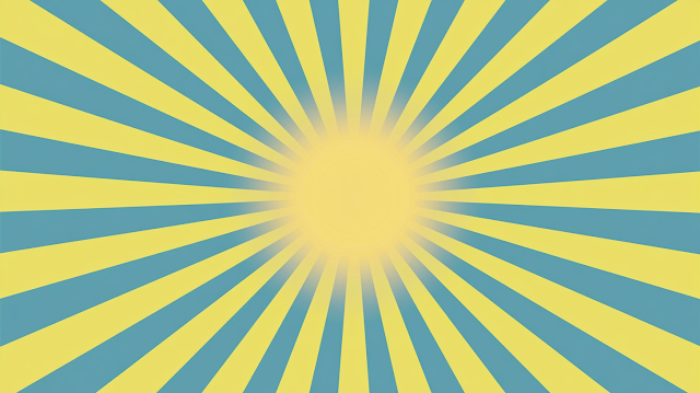 Abstract Retro Sunburst Background