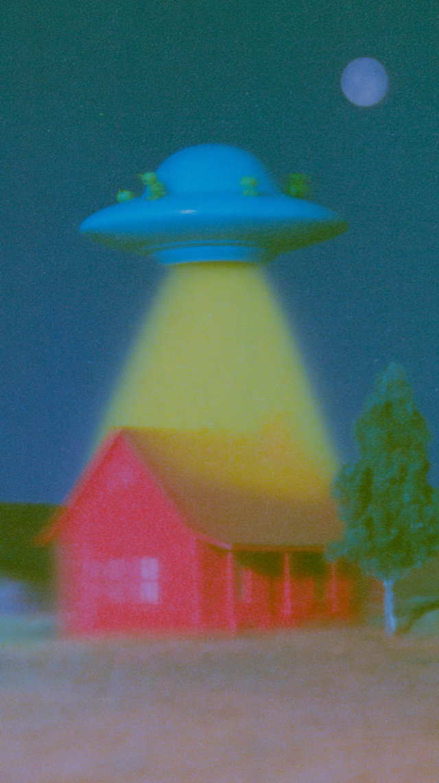 Alien Abduction Under the Moonlight