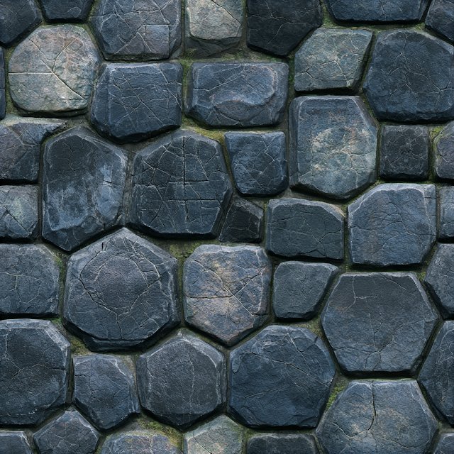 Ancient Crypt Stone Floor Texture