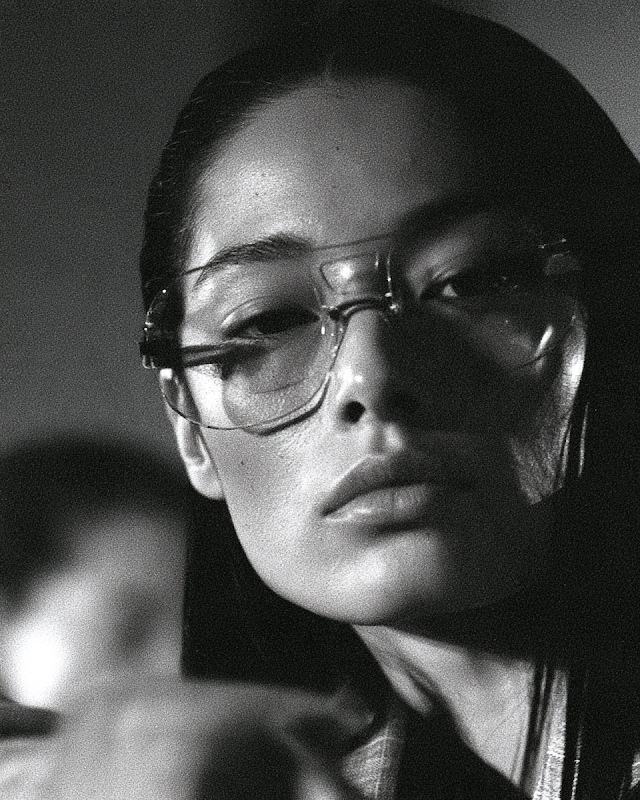 Androgynous Elegance: Futuristic Fashion Portrait