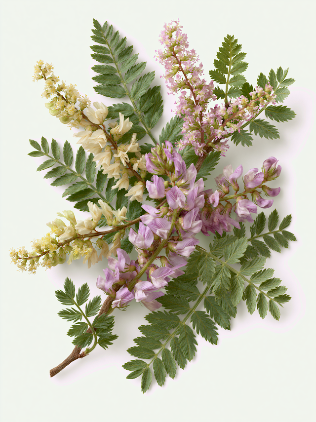 Artful Arrangement of Astragalus (Milkvetch) Branches
