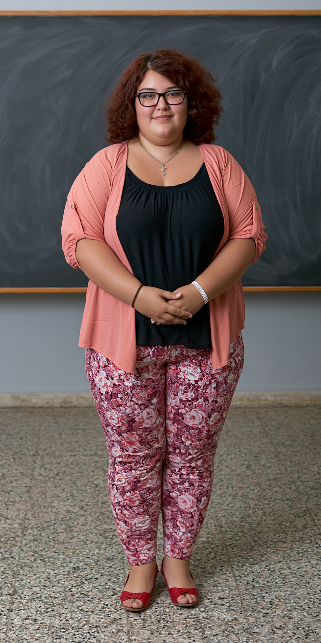 Bright and Friendly Female Teacher Portrait