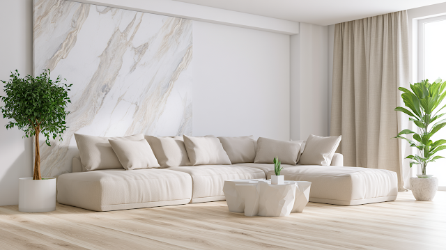 Bright Scandinavian Living Room Interior