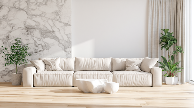 Bright Scandinavian Living Room Interior