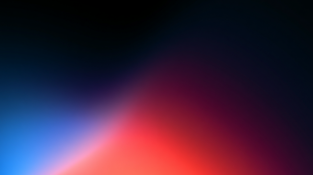 Cinematic Abstract Gradient with Luminous Orbs