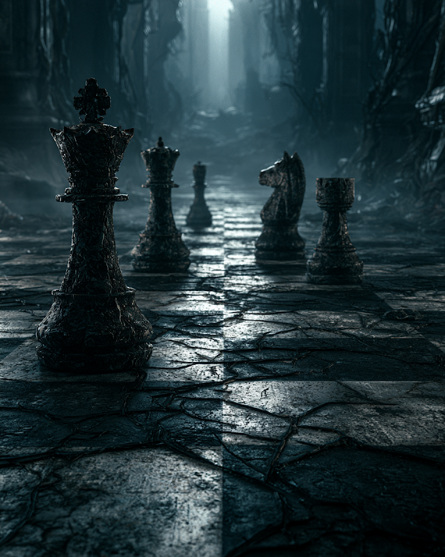 Cinematic Chessboard: A Strategic Standoff