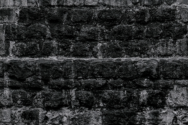 Close-Up of Weathered Stone Wall