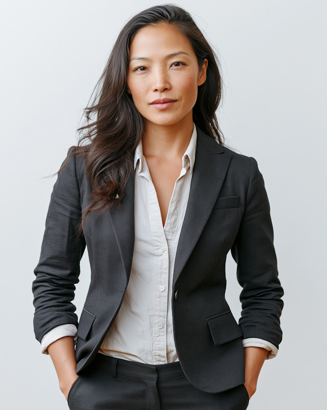 Confident Businesswoman in Suit