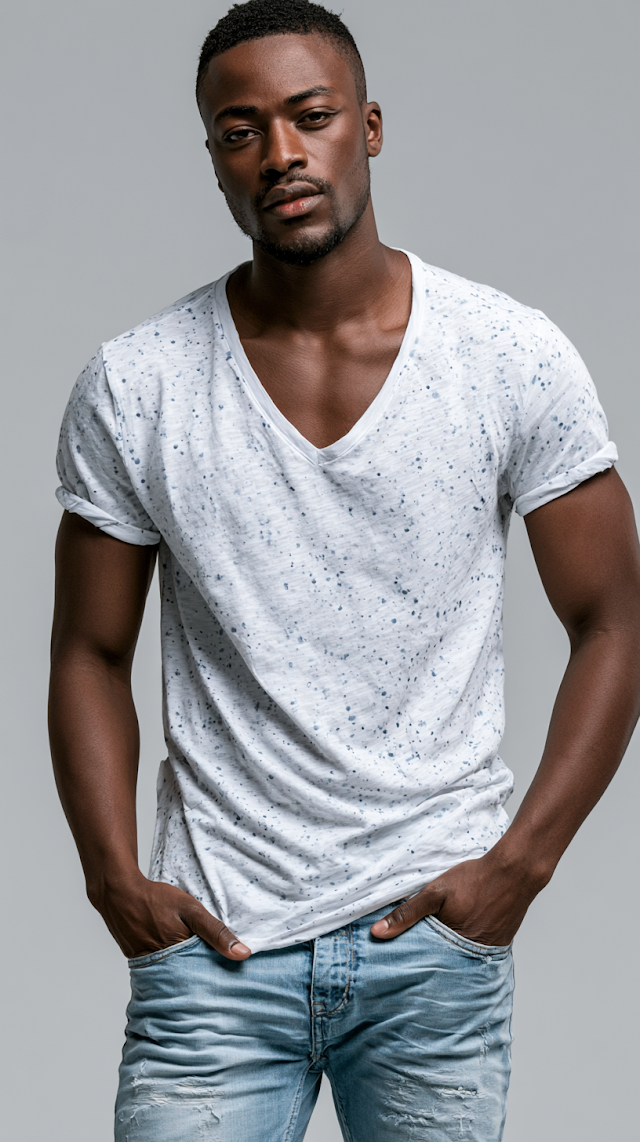 Confident Urban Male in 4th of July Attire