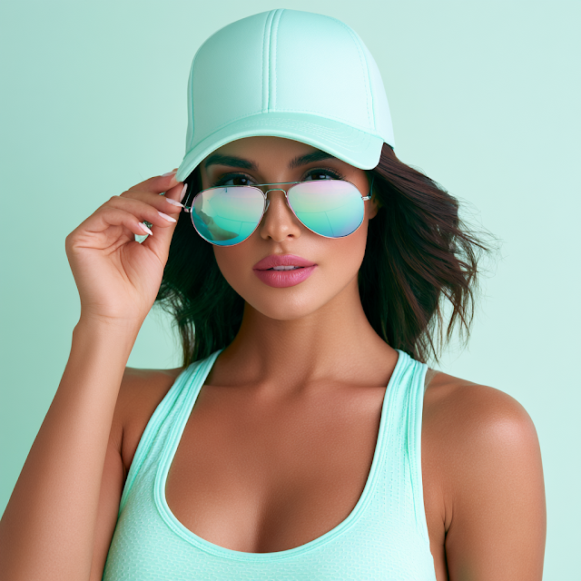 Confident Young Athlete in Casual Summer Fashion