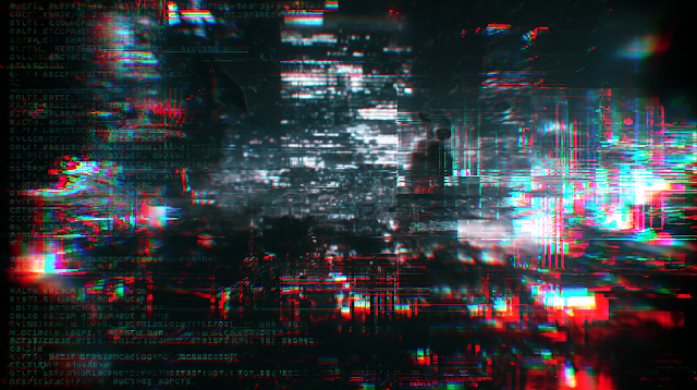 Cyber Noir Memory Glitch UI Overlay