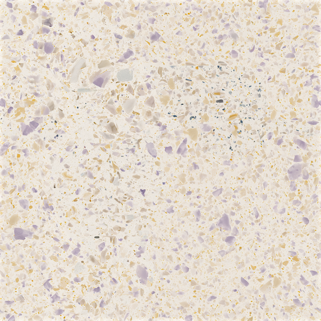 Elegant Beige Terrazzo Surface with Pastel Accents