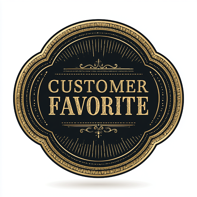 Elegant Customer Favorite Badge