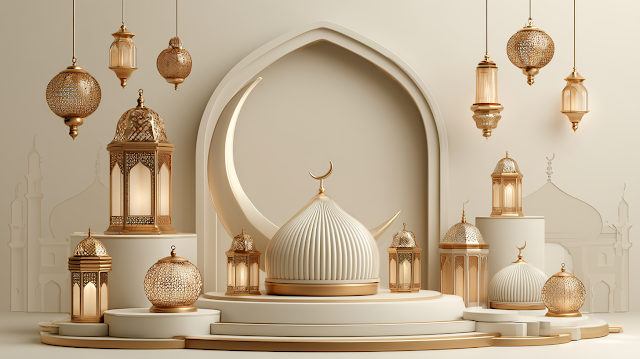 Elegant Eid Al-Adha Greeting Background