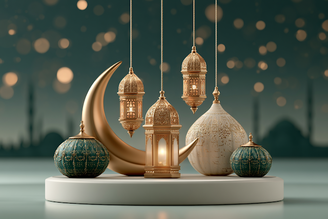 Elegant Eid Al-Adha Greeting Background